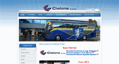 Desktop Screenshot of cialonetour.it